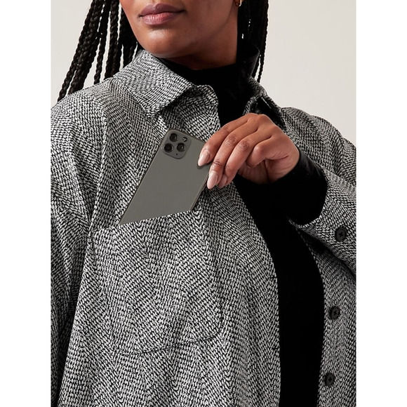 Athleta Jackets & Blazers - Athleta Textured Shacket Size S